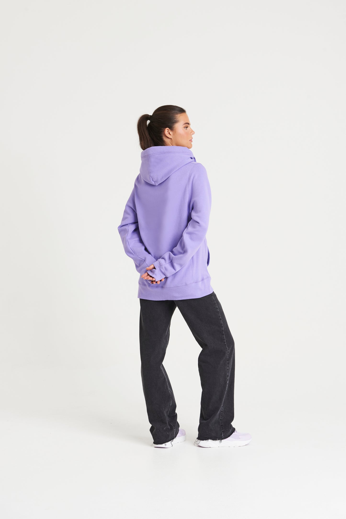 Cross Neck Hoodie