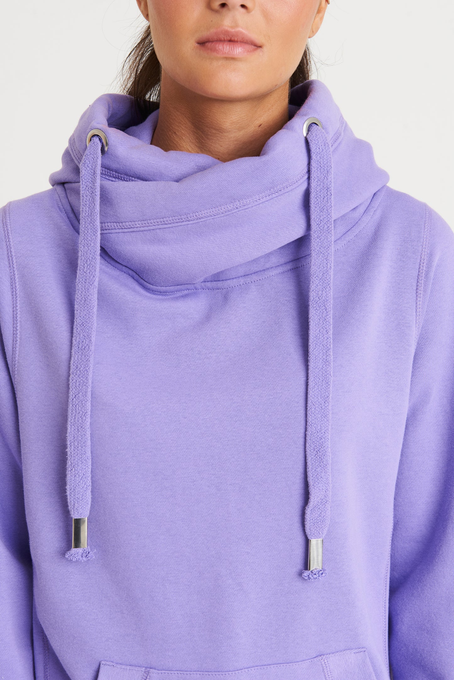 Cross Neck Hoodie