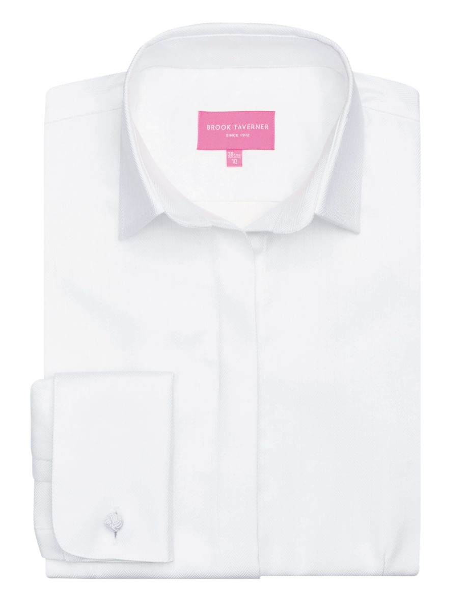 Villeta Blouse Cotton Herringbone