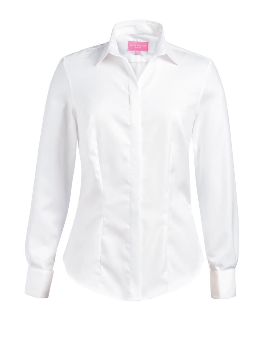 Villeta Blouse Cotton Herringbone