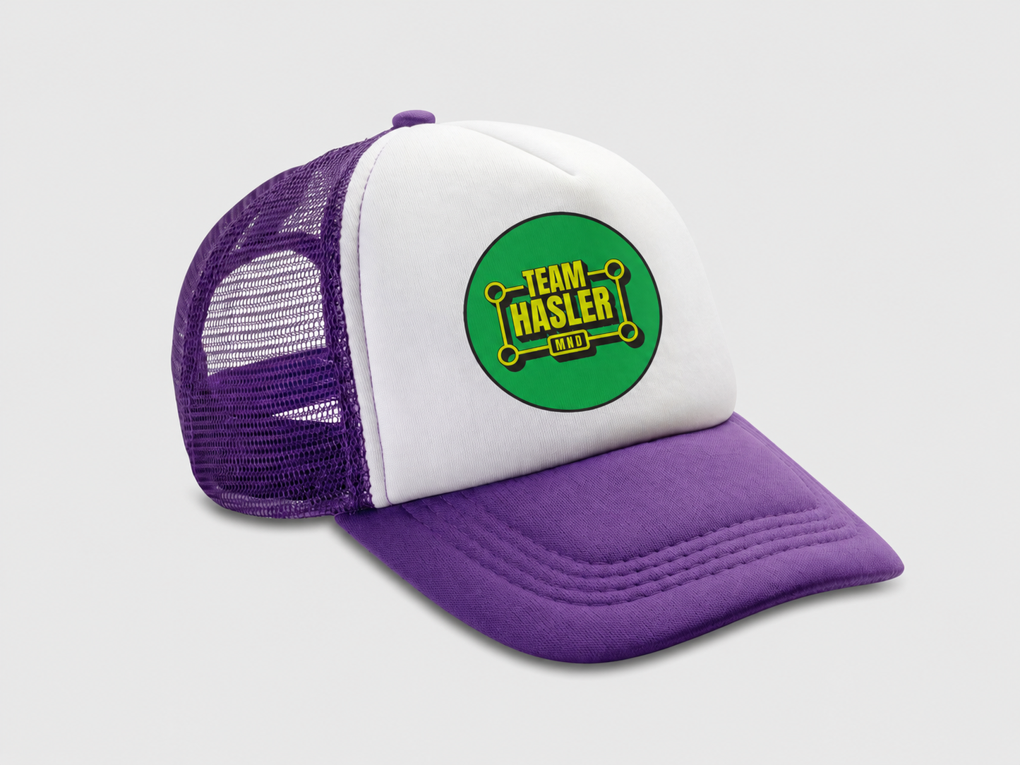 Team Hasler Trucker Hat Purple
