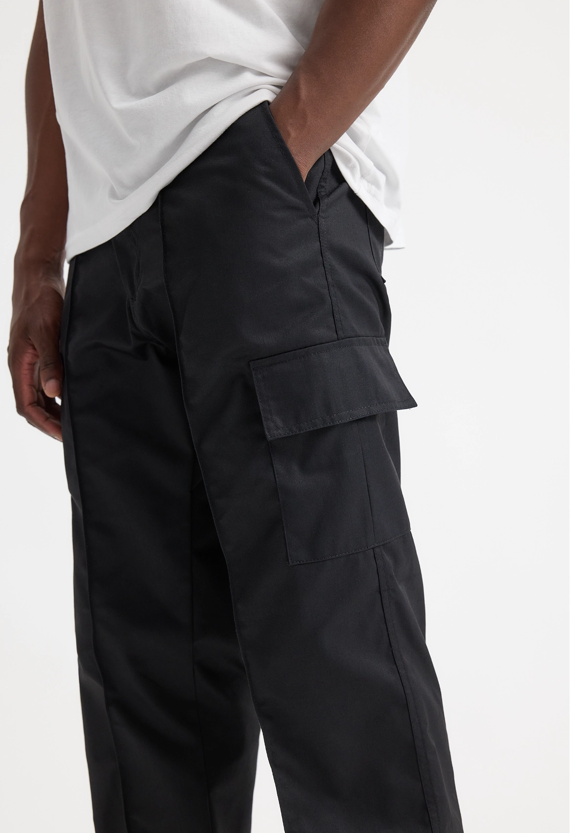 University of Derby Buxton - Black Cargo Trousers